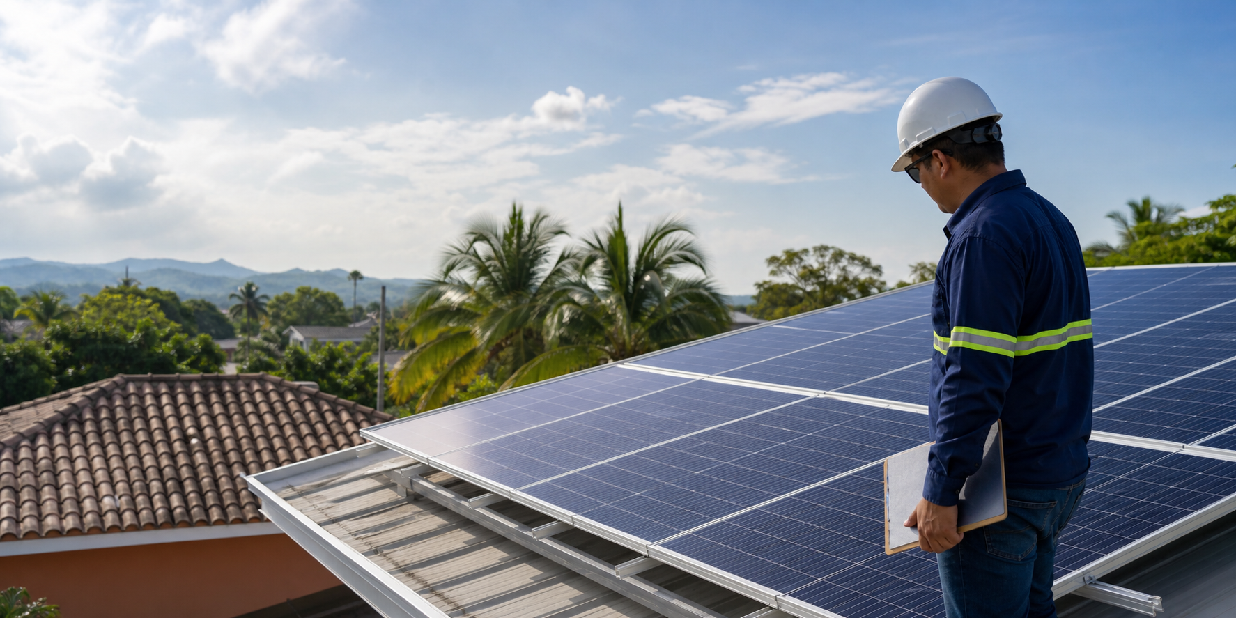 Inspeccion de una instalacion solar residencial